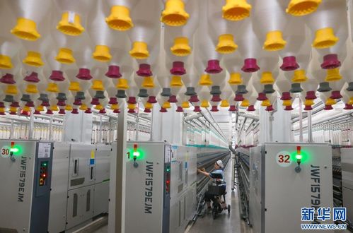 江蘇南通 智慧紡紗工廠生產忙