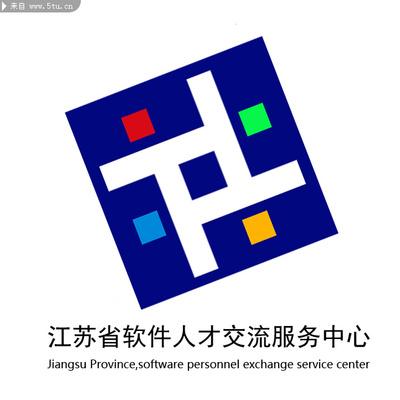 軟件公司標志設計--30度角傾斜